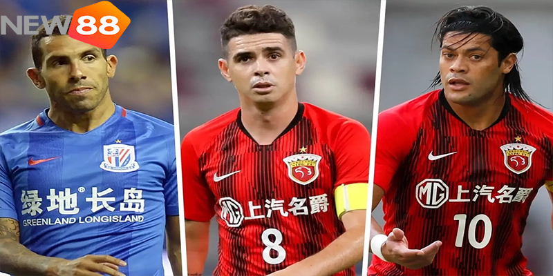 Tevez Oscar Hulk thời kỳ đỉnh cao tại Chinese Super League